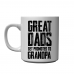 Great dads get promoted to grandpa mug