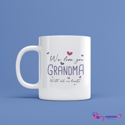 We love you grandma with all our hearts mug