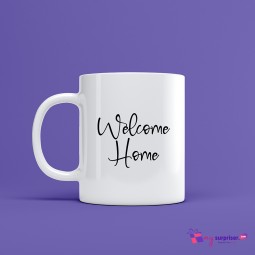 Welcome home mug