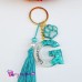 Resin Keychain - Letter & Shape with Name