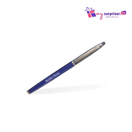 Blue Roller Pen- Personalized 