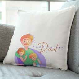 Happy b'day Dad Pillow