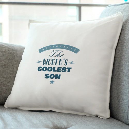 The world's coolest son pillow