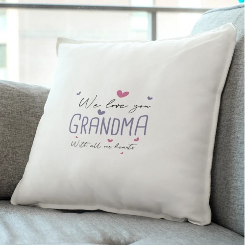We love you grandma pillow
