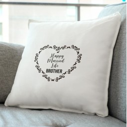 Happy married life Sis pillow