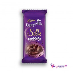 Cadbury Dairy Milk Silk Bubbly Chocolate Bar, 50 g