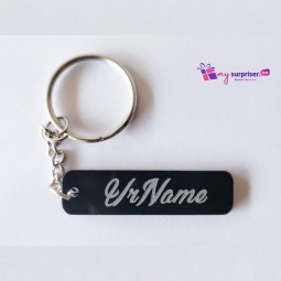 Engraved Keychain - Rectangle