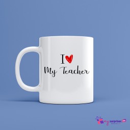 I Love my teacher mug