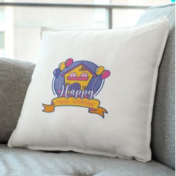 Happy house warming pillows